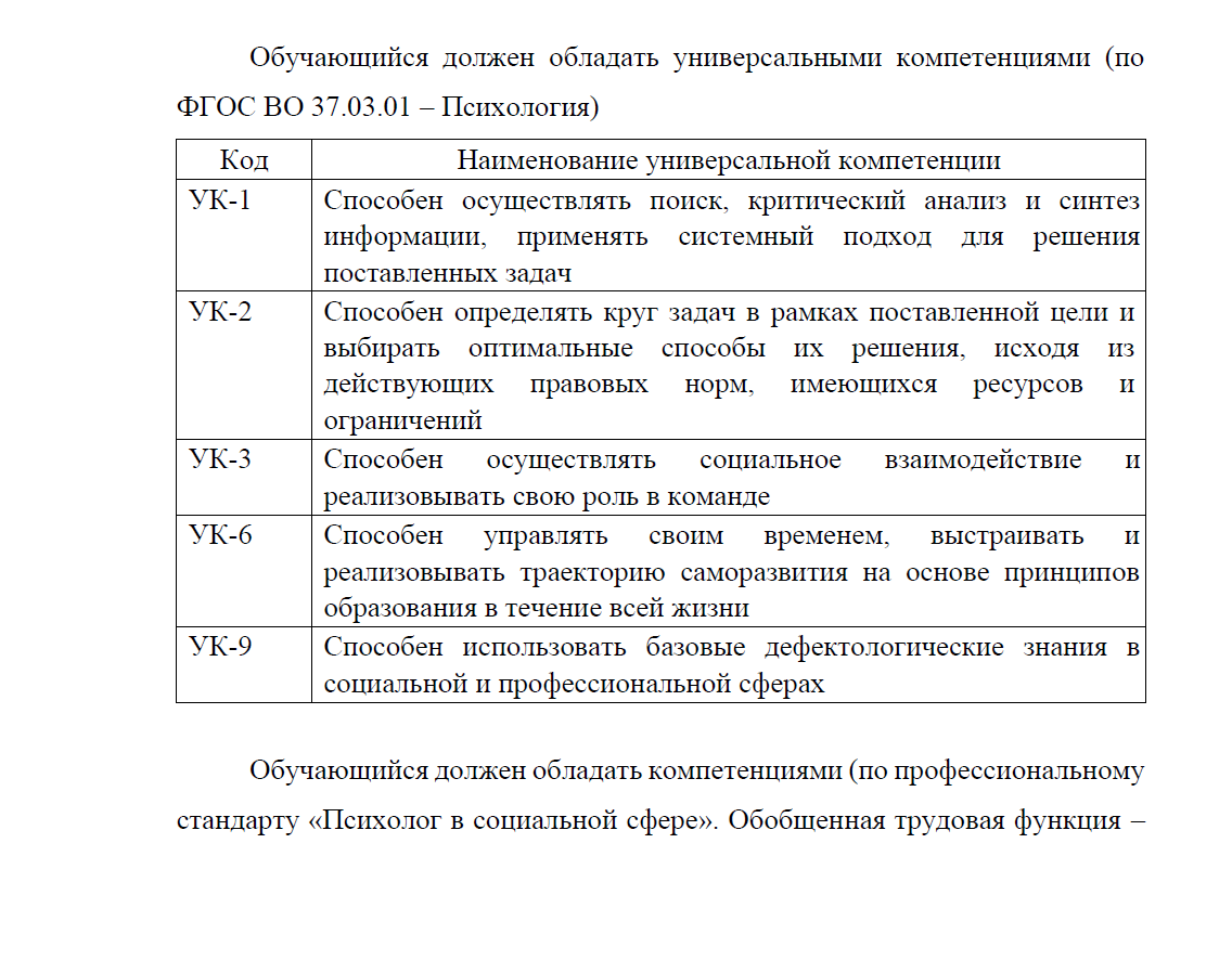 Образовательная программа — скан документа